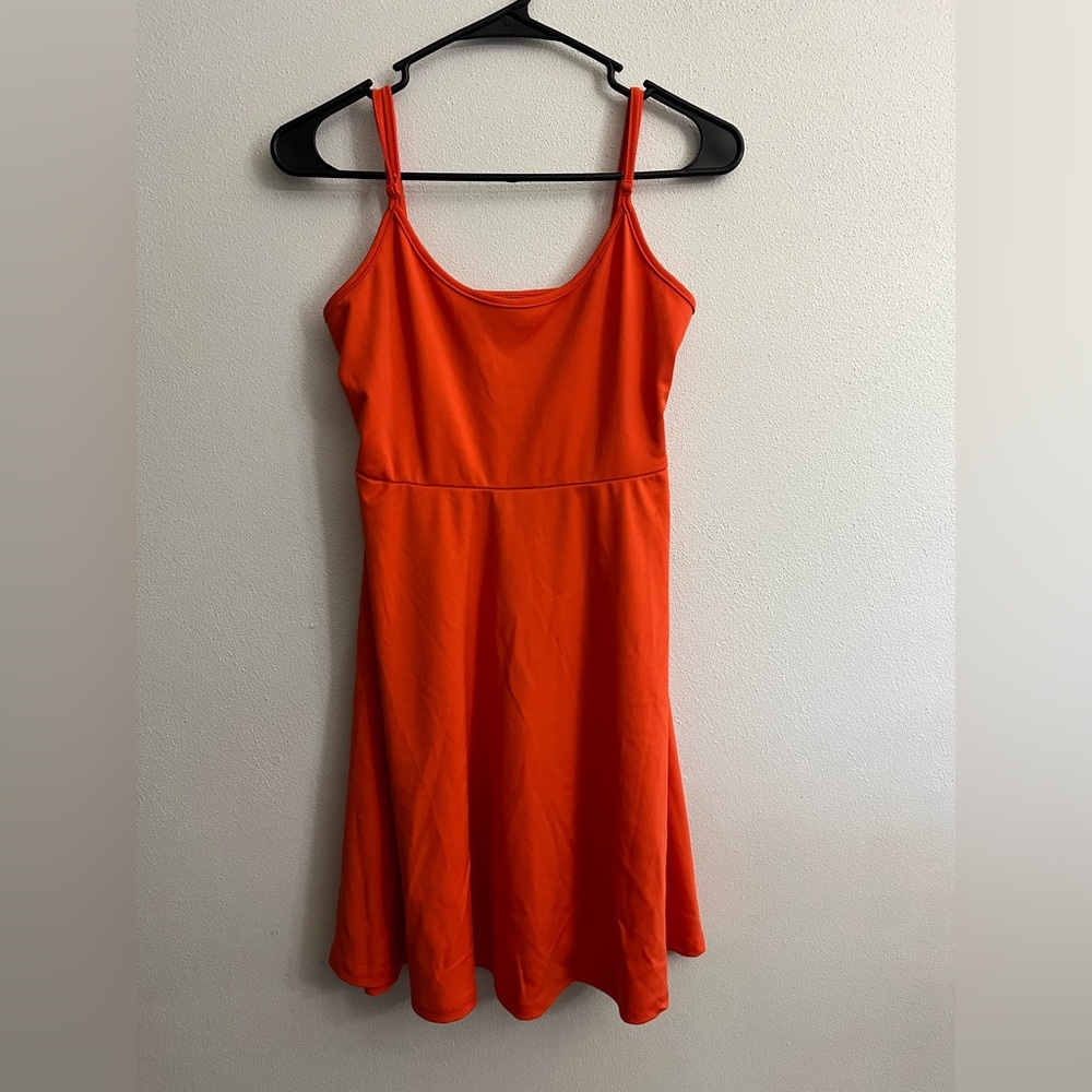 SHEIN Bright Orange Mini Dress